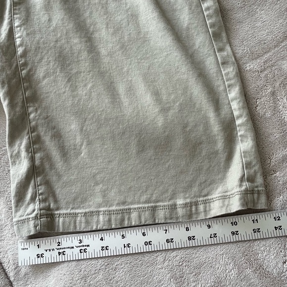 NYDJ Lift x Tuck Linen Blend Cropped Wide-Leg Pants Neutral Size 0 - Picture 13 of 16